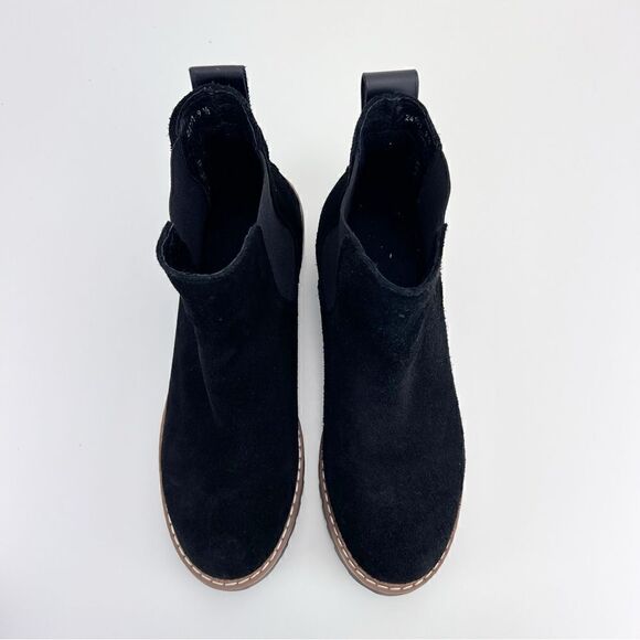 Bertuchi Black Suede Slip on Chelsea Boots - Picture 4 of 12
